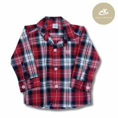 Art 672 -Camisa BB poplin esc M/L - CROXI MAYORISTA