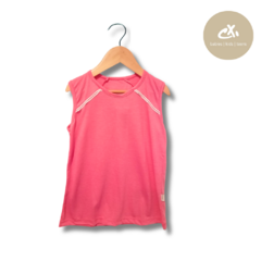 Art 851/16 -Remera con valenciana en hombro jersey flame de nena - comprar online