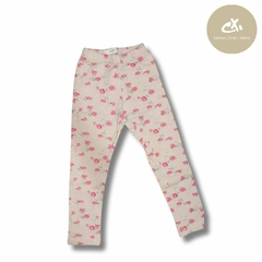 Art 886/30 -Legging frisa con lycra estampa flores de nena - CROXI MAYORISTA