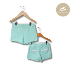 Art 887/24 -Short modal liso con valenciana de nena - comprar online