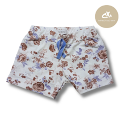 Art 887/41 -Short algodón c/lycra rosas nena - comprar online