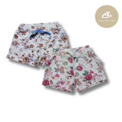 Art 887/41 -Short algodón c/lycra rosas nena