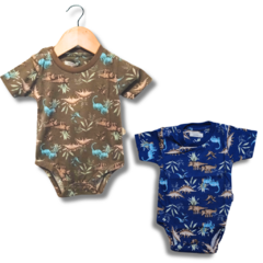 Art 3380/8- BODY M/C jersey estampado dinos de bb