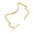 Bracelete Curve Sydney Banho de ouro amarelo 18K