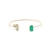 Bracelete Phuket Fusion Esmeralda Cristal Ametista Zircônia Verde