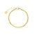 Pulseira Delicate Londres Banho de ouro amarelo 18K