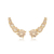 Brinco Ear Cuff Dubai Banho Dourado Polido - Aluguel R$ 39,00