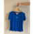 T-Shirt Suede Azul Royal - loja online