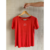 Imagem do T-Shirt Suede Vermelho