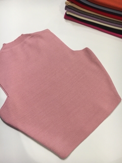 Top Hilo Liso Leia Rosa Bebé - comprar online