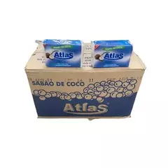 Sabão de Coco Atlas - Caixa com 50 unidades de 200g