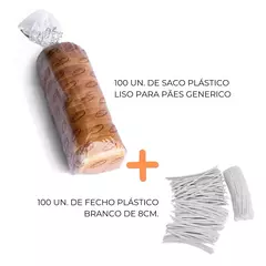 Saco Plastico Para Pães 22x48 - 100un