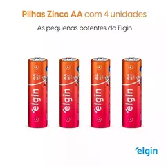 Pilhas Elgin Zinco Aa Pequena 2A - 20pilhas