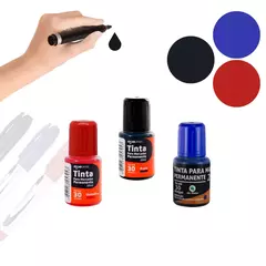 Tinta para marcador permanente 20ml refil