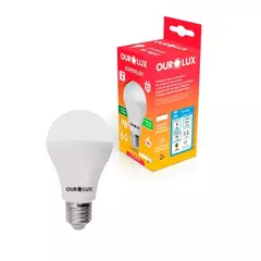 Lâmpadas led 9W 6500K Branco Frio Bulbo Ourolux - 10un