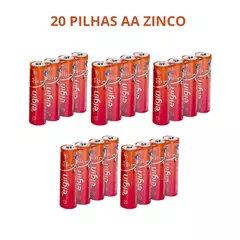 Pilhas Elgin Zinco Aa Pequena 2A - 20pilhas - comprar online