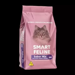 Ração Smart Feline Adulto e Filhote Sabor Mix 5kg