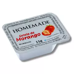 Geleia Homemade Sabor Morango Em Sachê Blisters De 15g