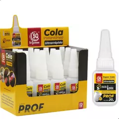 Cola Instantânea Ultrarrápida Super Forte 20g Multiuso - 12un