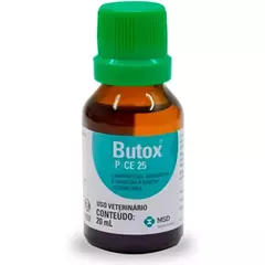 Butox 20ml Anti Pulgas Carrapatos Mosquitos Berne - 12un