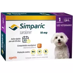 Antipulgas Simparic Cães 3 comprimidos - loja online