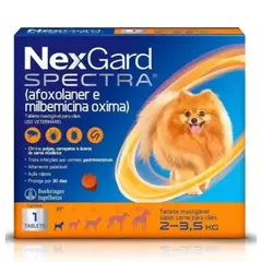 Nexgard Spectra Para Caes 1 Comprimido