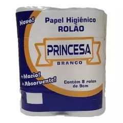 Papel Higiênico Princesa Pacote C/8 Rolos