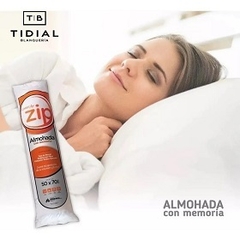 Almohada Zip 50 x 70 con memoria en internet