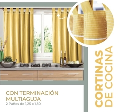 Cortina cocina multiagujas tropical - comprar online