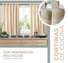 Cortina cocina multiagujas tropical - tienda online