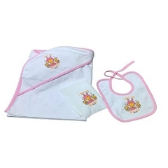 Set x3 Babita, babero y toalla con capucha - comprar online