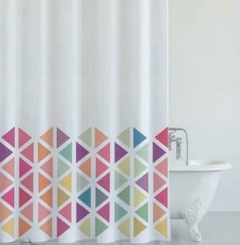 Cortina baño estampada con diseño - Chofa Home