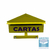 Caixa Carta Metal Amarela Casinha Hobby-Fer