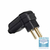 Plug Macho 2P+T 10A 90° Com Prensa Cabo PLD10-3 Margirius