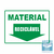 Placa de Sinalização Poliestireno 15cm X 20cm Material Reciclável Sinalize