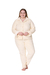 Conjunto Aberto Fleece Cream - 4647