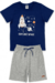 Conjunto Infantil Masculino Explore Space Azul Marinho