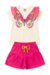 Conjunto Infantil Feminino Metamorfose Off-white