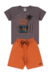 Conjunto Masculino Infantil Praia Malibu Mescla