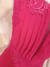 Vestido Longo de Chiffon Pink com detalhes em Tule e Guipir - loja online