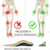 Palmilha Ortopédica Controle Pronação Exclusiva Acabe Com Dores Uso Diário Tamanho Único Com Ajuste (39 a 43)
