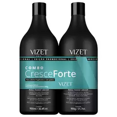 Combo Cresce Forte Shampoo e Máscara Condicionante Vizet