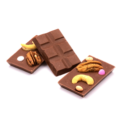 Tableta de chocolate de leche con semillas y frutos secos mixtos - comprar en línea