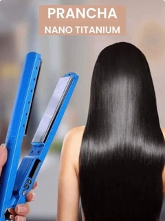 plancha nano Titanium 450grados incluye ferro y peine