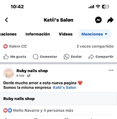 katii’s salon y ruby nails shop somos los mismos❤️ - comprar en línea