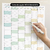 Planner calendário para qualquer época, 6 meses, vertical, cores pastéis, apagável, compacto, motivacional e personalizado - loja online