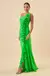 Vestido Longo Verde Taiti Confeccionado em chiffon Moda Luxo - Vida Fashion Boutique