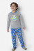 PIJAMA ML TEEN ECO COELHO SNOW AZUL