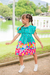 Vestido Infantil Estampa Paisagens de Alice - comprar online