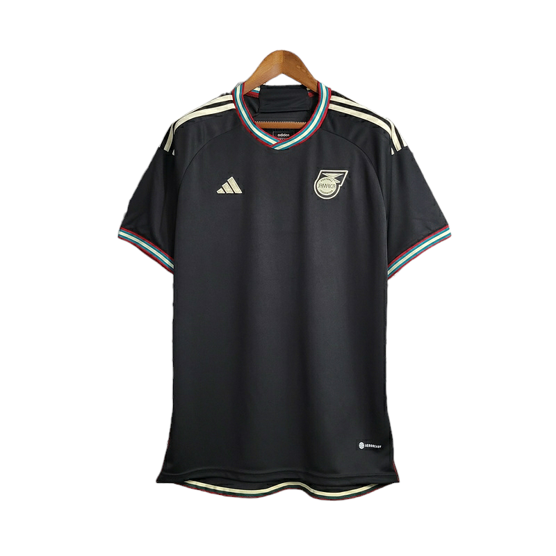 Camisa adidas fashion preta e dourada